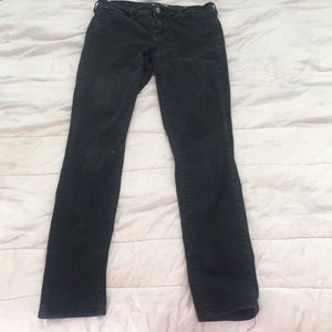 Low rise jegging. Size 26. Worn once. Faded black